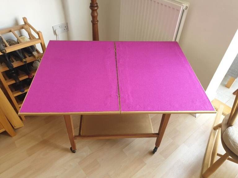 Vintage circa 1960s Card, Games or Drinks Table / Drinks Trolley