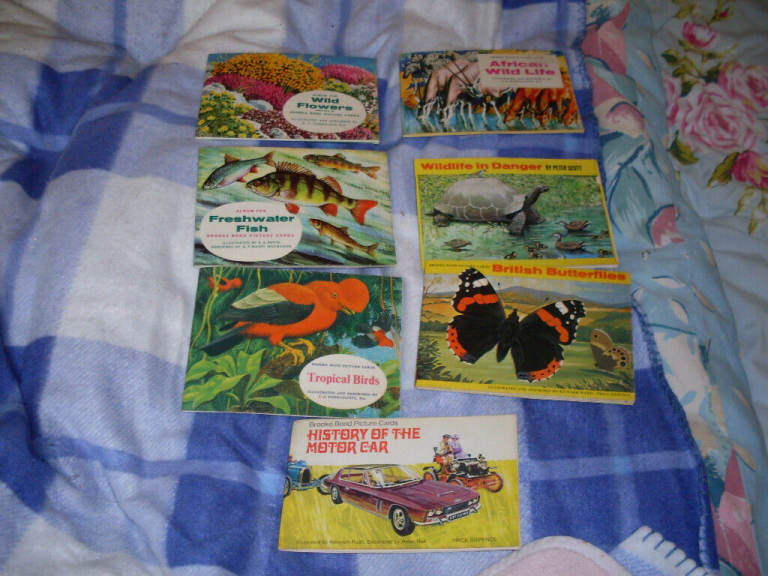 Brooke Bond Tea Cards,all completed 7 for £7