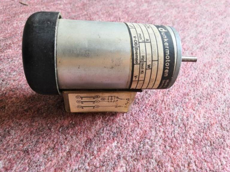 Vintage, ITT Dunkermotoren KD52.1X30-2 Electric Gearmotor - Spares or Repairs