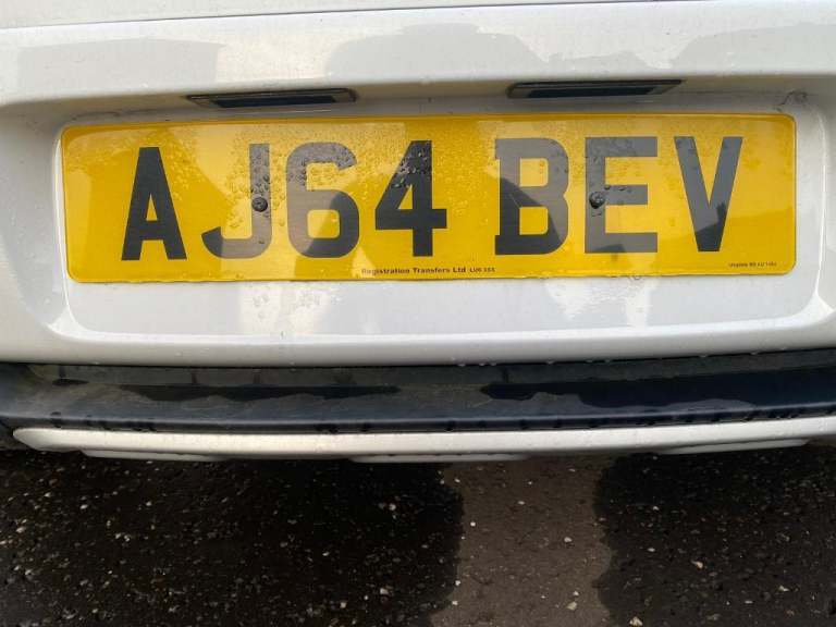 Cherished number plate