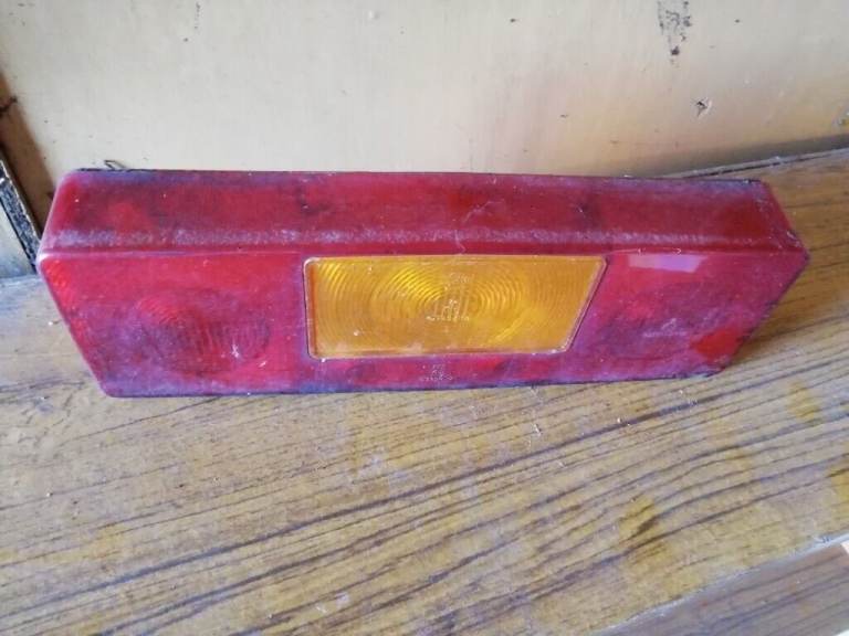 Caravan rear light lens