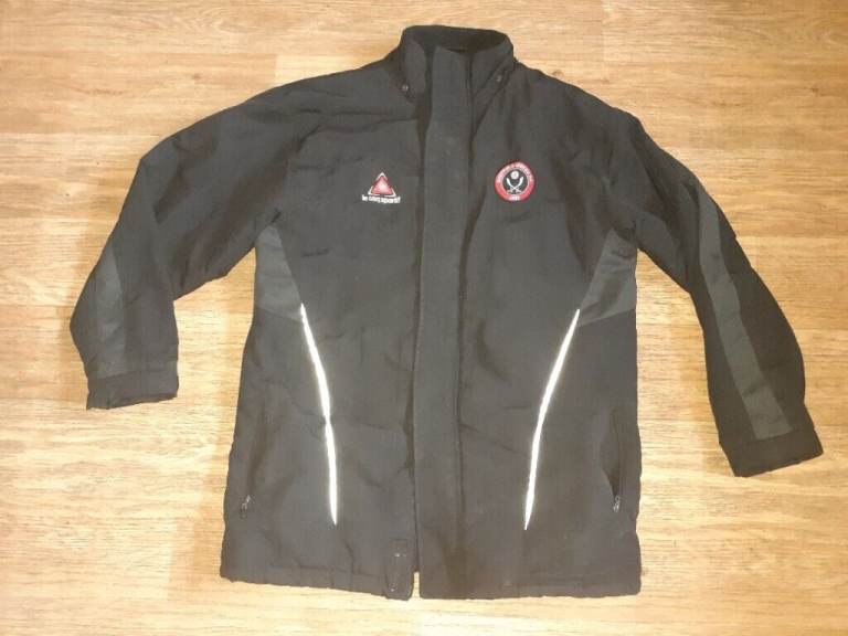 Match worn 2005 Sheffield United warm up coat