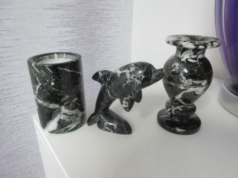 Job Lot Of Three Onyx Ornaments BRAND NEW