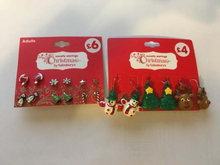 Selection of Christmas Earrings. 
