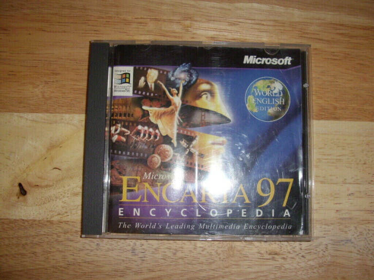Microsoft Encarta 97 CD ROM - Retro