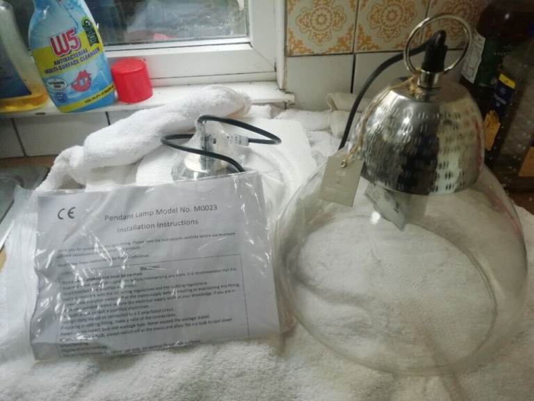 light pendent glass