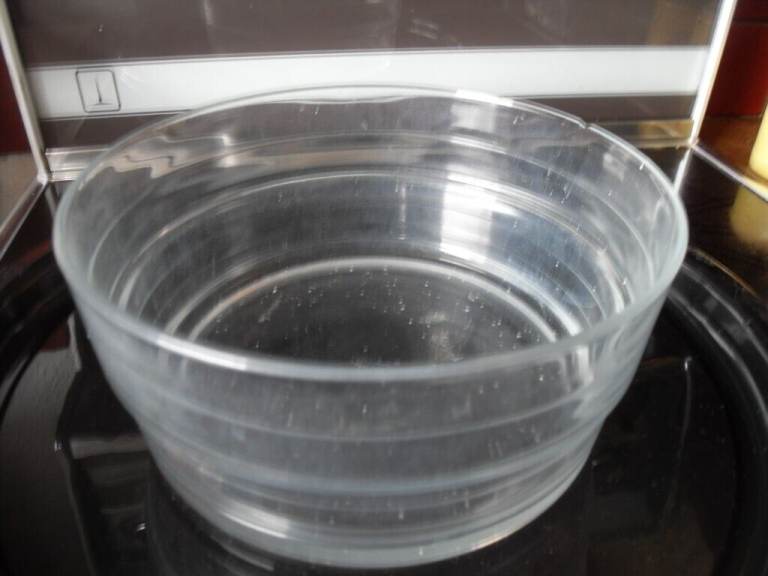 Nice, plain, glass trifle bowl - make Queen Jubilee Trifle - £8