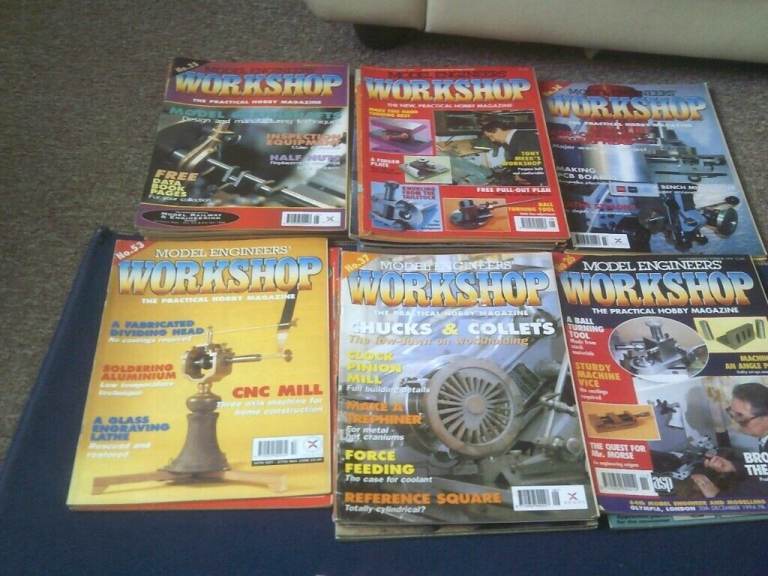 25 MODEL ENGINEERS WORKSHOP MAGAZINES  P/B 