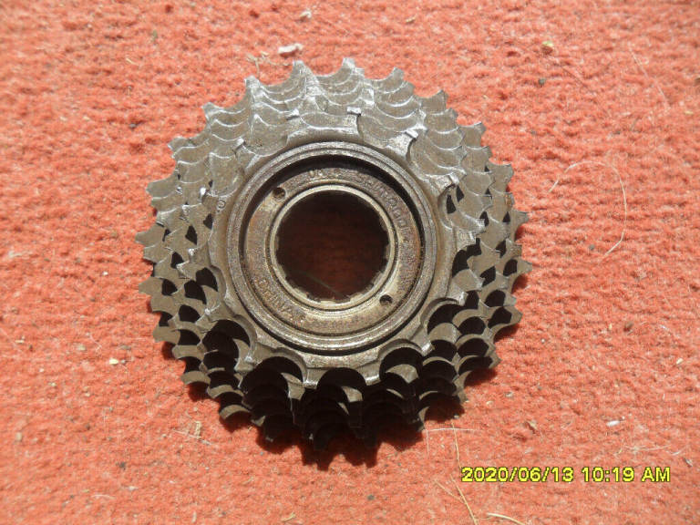 SHIMANO 6 SPEED 14x24 FREEWHEEEL CASSETTE