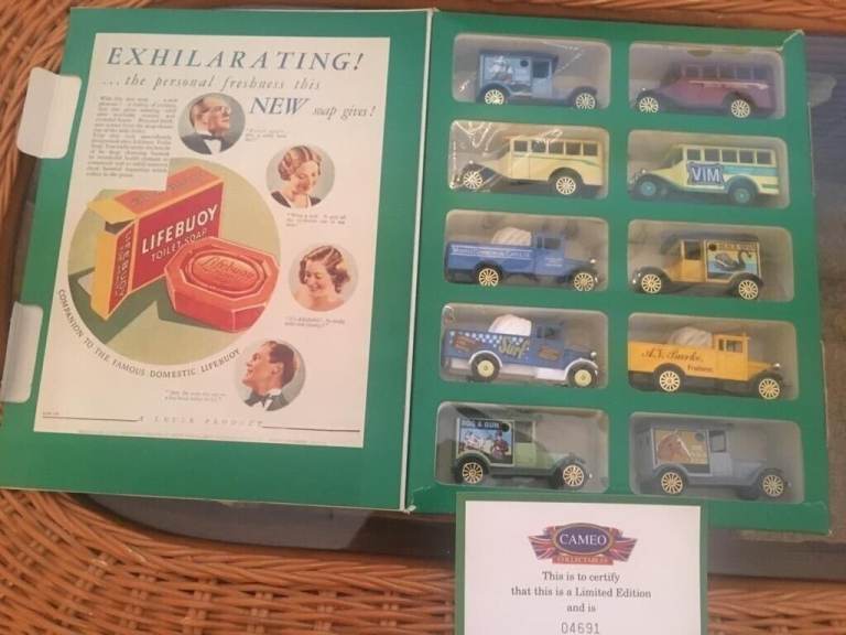Vintage Cameo Car collection, new unopened limited edition