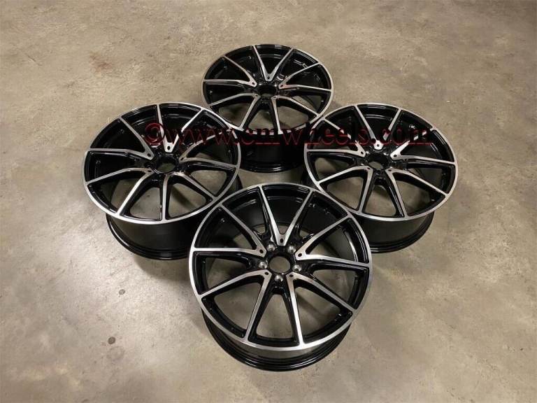 19" Inch SL63 Style Alloy Wheels Mercedes C E S CLASS W204 W205 W212 W213 5X112 W221 W222