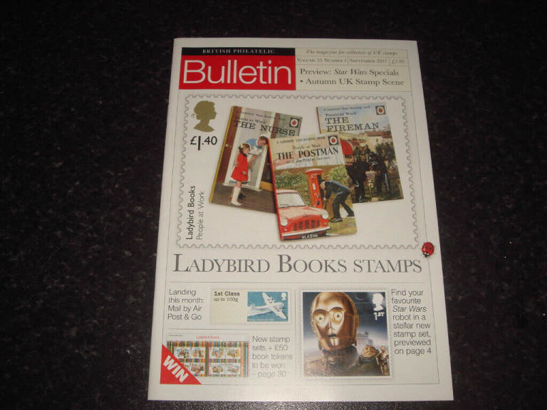 Royal Mail Philatelic Bulletin - September 2017 - post or collection 