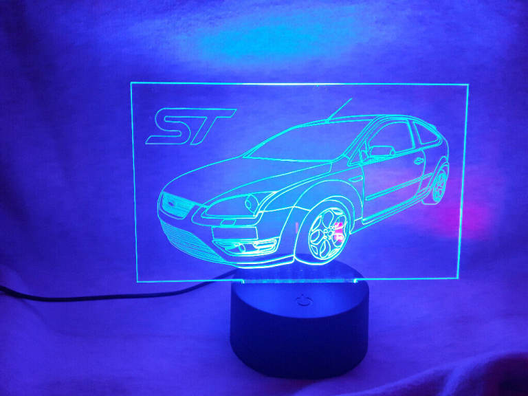 Ford Focus ST LED Illuminated Etching Display Light Colour Changing