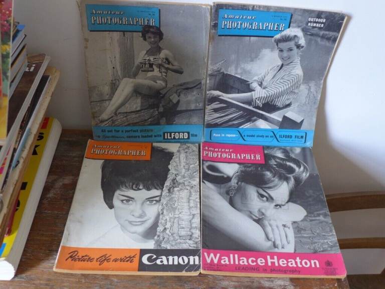 EIGHT Vintage copies of AMATEUR PHOTOGRAPHER