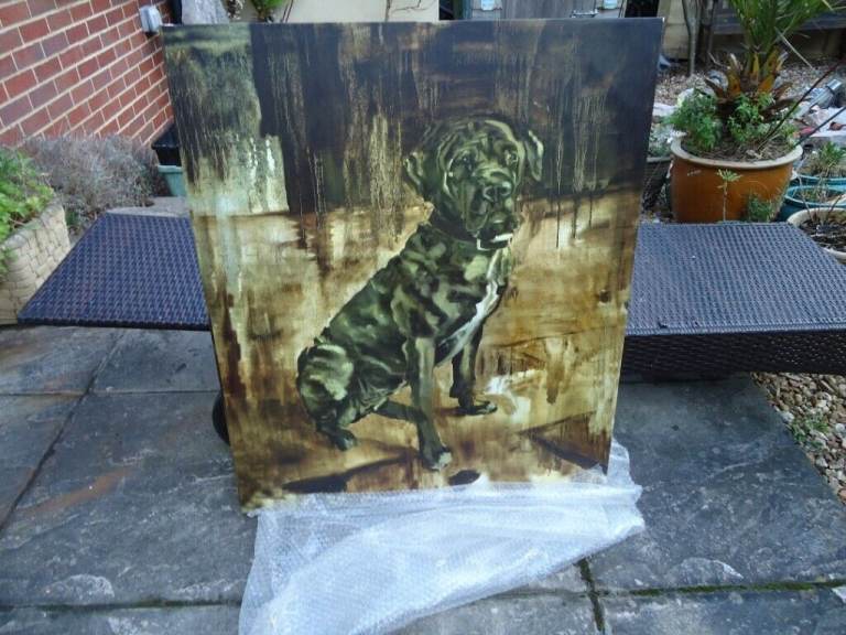New Large Labrador Dog Canvas