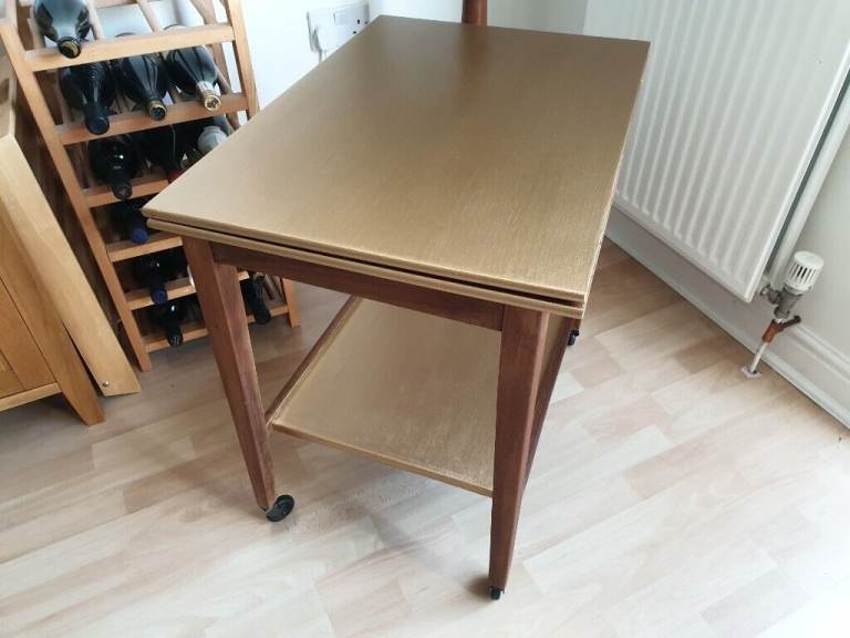 Vintage circa 1960s Card, Games or Drinks Table / Drinks Trolley