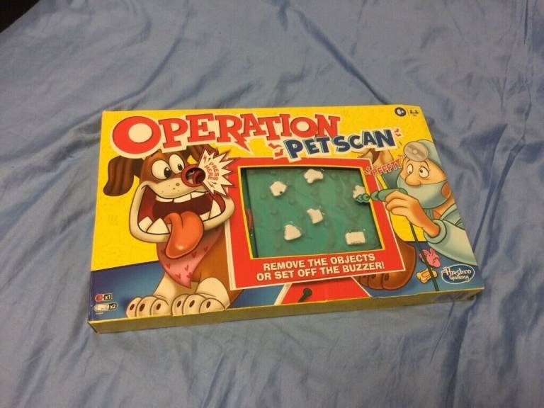 Operation Pet Scan Board Game from Hasbro Gaming - 2+ Players