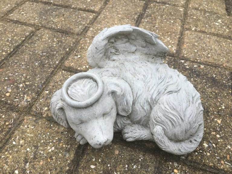 Dog Angel Garden Ornament