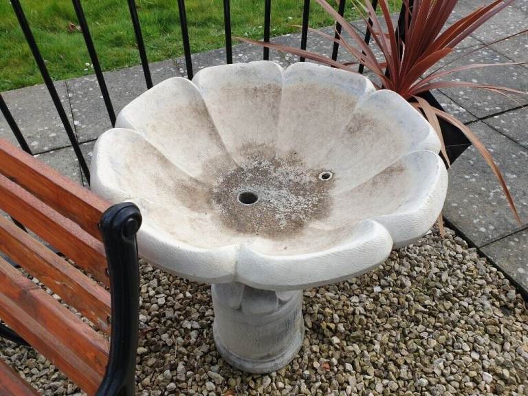.garden planter/bird bath/water feature 