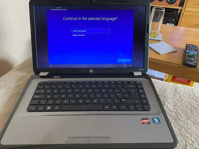 HP pavilion g6 series windows 10