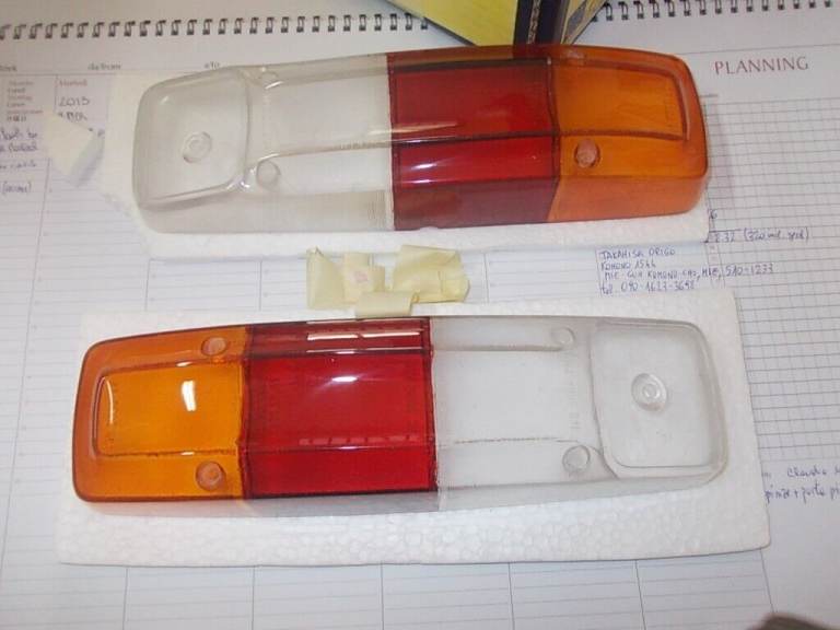 Taillights lenses for Maserati Mistral