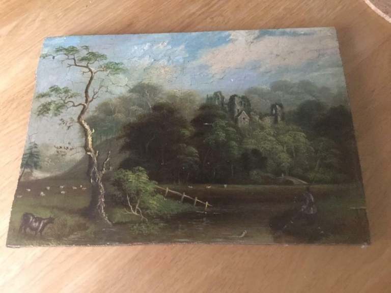 Man Fishing on the Lake