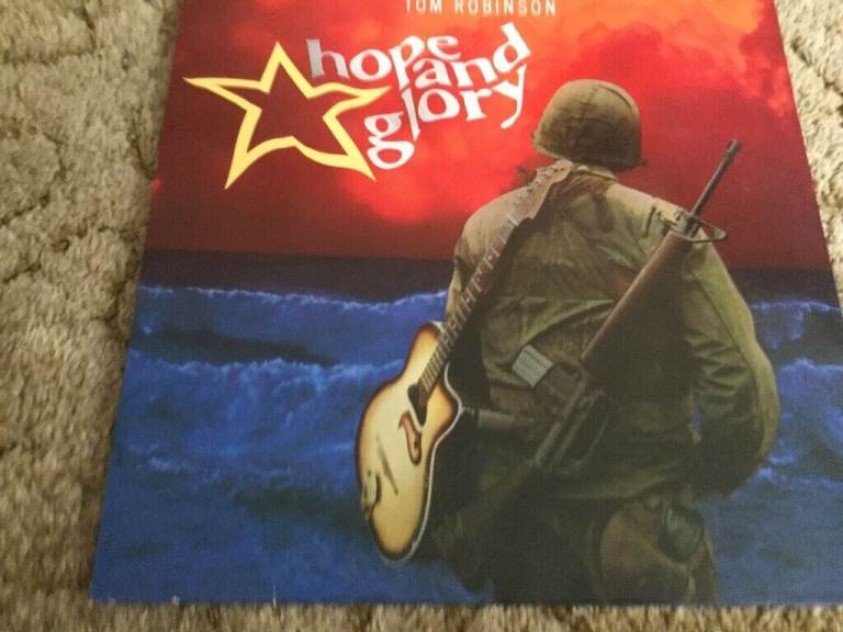 TOM ROBINSON - HOPE & GLORY LP GATEFOLD WAR BABY 