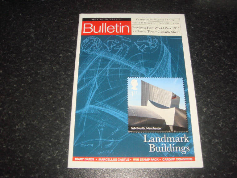 Royal Mail Philatelic Bulletin - July 2017 - used great condition, post or collection