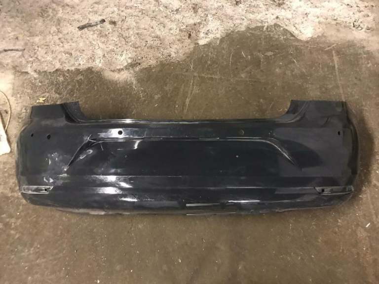 VW POLO V MK6 (6C)  FACELIFT REAR BUMPER GENUINE WITH PDC HOLES P/N: 6C6807421A (2014-2017)