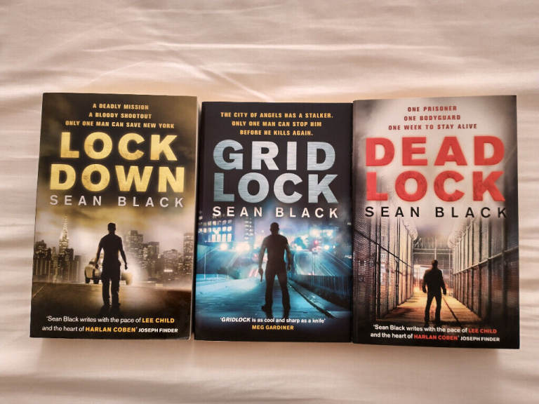 SEAN BLACK - CRIME FICTION - 3 PAPERBACKS. AS NEW COND.