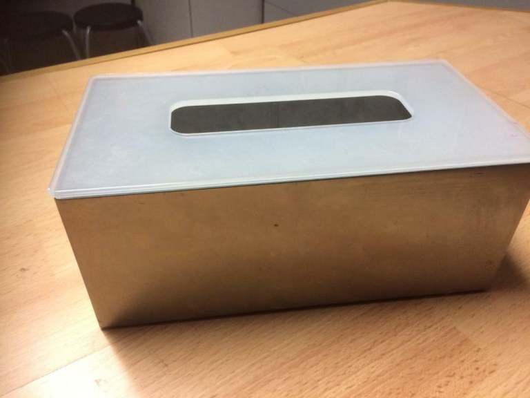 Metal Tissue Box Holder 