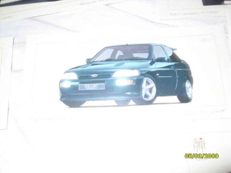  ford escort rs  cosworth etc original car sales brochure 1994 all cars