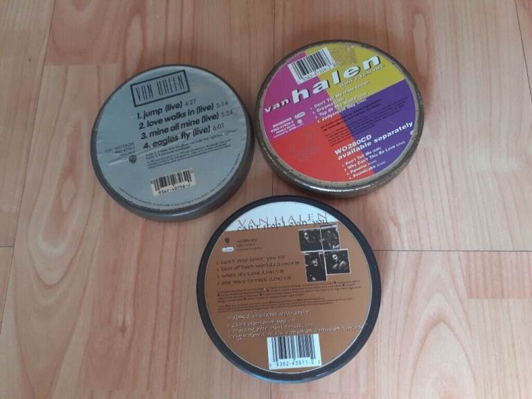 3 x van halen - limited edition cd in tin