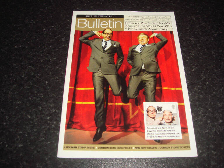 Royal Mail Philatelic Bulletin - April 2015 - post or collection 