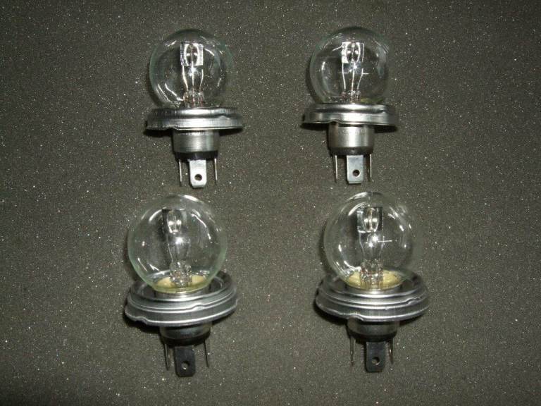 H4 HEADLIGHT P45T 12V 45/40W BULBS BEETLE TYPE 1 CAMPER TYPE 2 T2 BRAND NEW SET OF 4 *PRICE REDUCED*