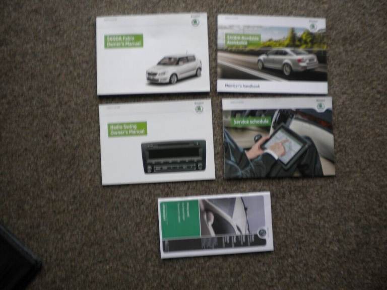 SKODA FABIA BOOK PACK 2007 TO 2014