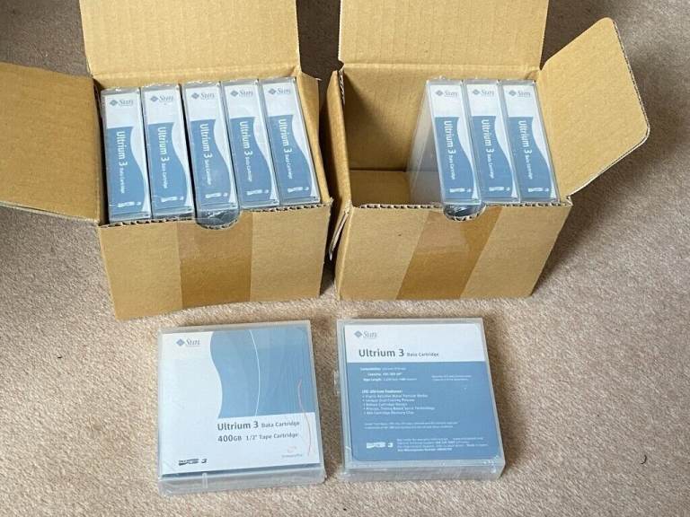 5 x Sun, Storagetek LTO Ultrium 3 Data, Tape Cartridge 400/800 GB
