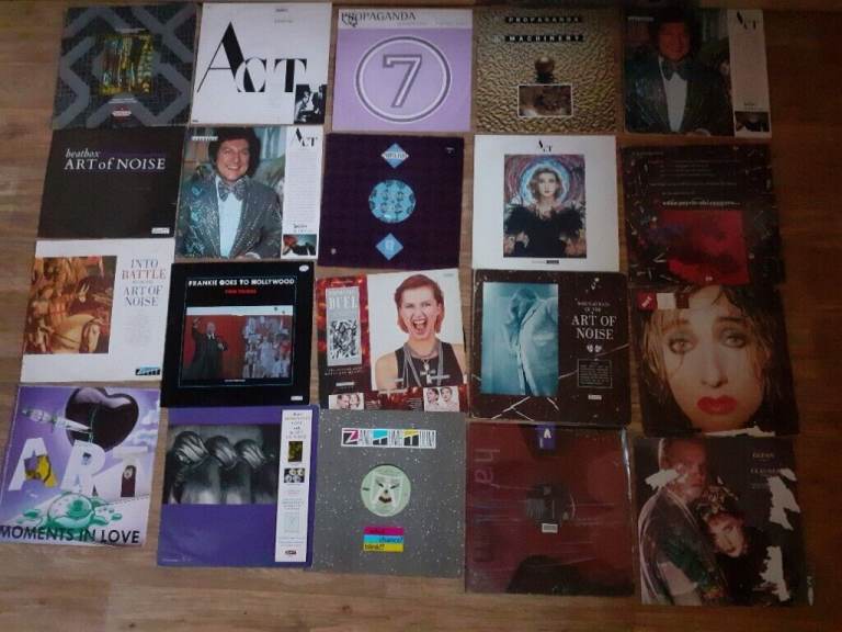 20 x ztt vinyl 12 inch act , propaganda,  frankie 80's 