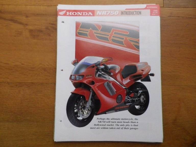 HONDA NR750 Technical Manual 