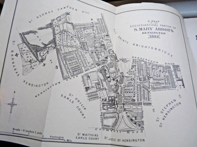 St Mary Abbots Kensington Yearbook London W8 4LA 1883 Antique Collectable Curio