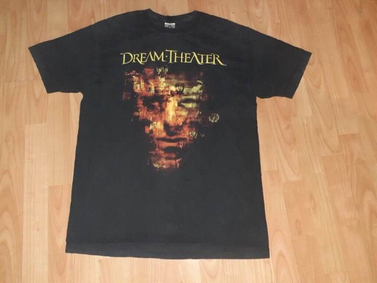 Dream theatre  t shirt with backprint 
