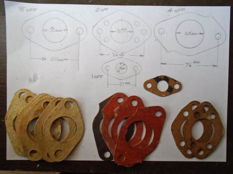 Various gaskets
