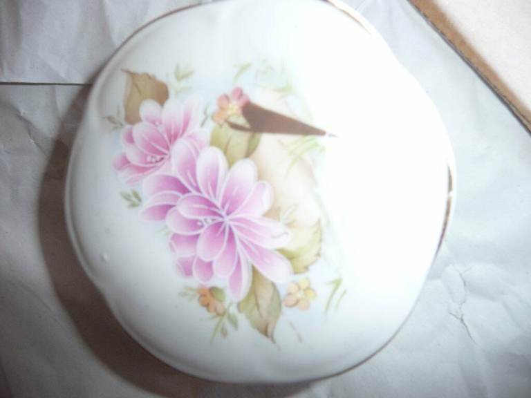 Trinket Box - Vintage Staffordshire Royal fine bone china