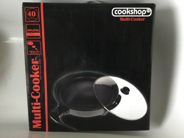 * NATIONWIDE DELIVERY AVAILABLE * COOK SHOP MULIT - COOKER  * BRAND NEW * 40CM WIDE & NON STICK