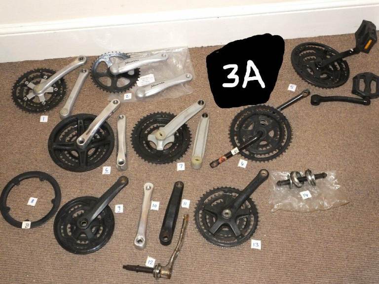 BICYCLE CRANKS / CHAINSETS (NEW & USED) 