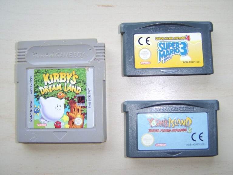3 Original Nintendo Game Boy Advance Games + 2 cases