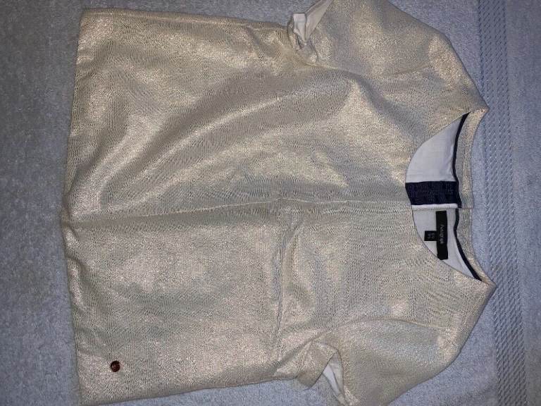 M&S Autograph Girls Sparkly Party Top Age 8-9 Years IP1