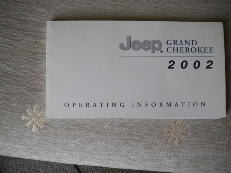JEEP GRAND CHEROKEE OPERATING MANUAL