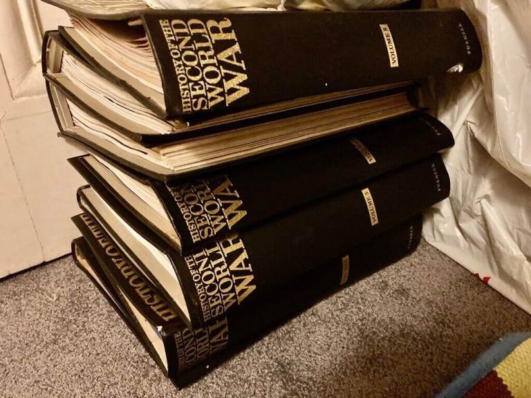 History of the WW2 , Second World War full set  .