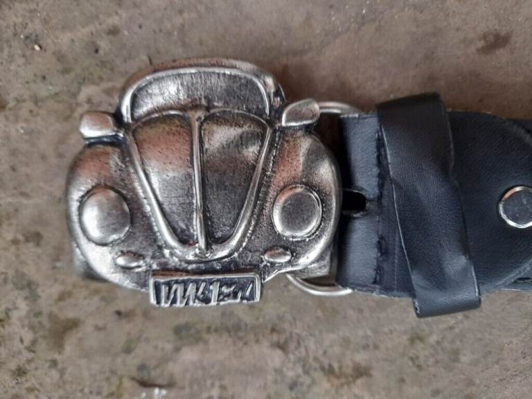 V.W Beetle Classic Pewter Belt & Buckle